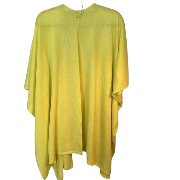 Echo Bright Yellow Shawl Wrap Shrug Poncho - Picture 3 of 3